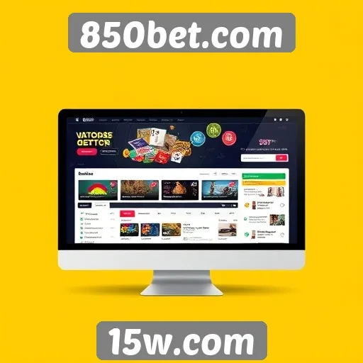 Interface do usuário do 850bet.com é intuitiva e moderna
