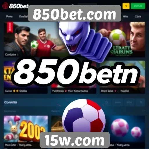 Variedade de jogos oferecidos no 850bet.com